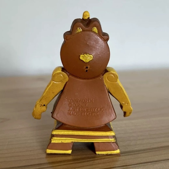 Beauty & the Beast Lumiere & Cogsworth Bendable PVC Figures Disney Just Toys - Picture 4 of 11